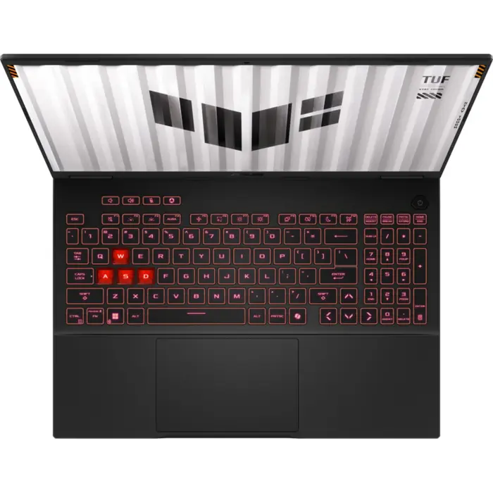 Asus TUF A16 (FA608UMI-TU319W) (grey, AMD Ryzen 7 260, NVIDIA GeForce RTX 5060, 16 GB DDR5, 512 GB (512 GB SSD), Windows 11 Home) - German - DE Layout