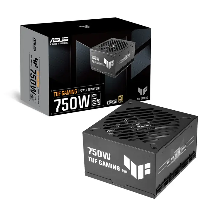 ASUS TUF-GAMING-750G-EVO power supply unit 750 W 20+4 pin ATX ATX Black