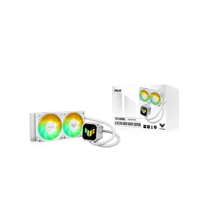 ASUS TUF GAMING LC III 240 ARGB WHT Processor All-in-one liquid cooler 12 cm White