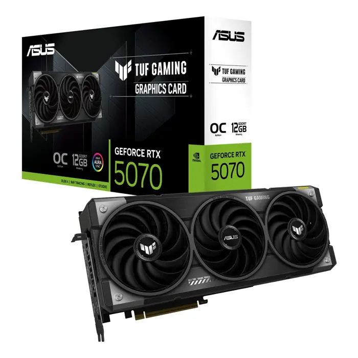 ASUS TUF Gaming TUF-RTX5070-O12G-GAMING NVIDIA GeForce RTX 5070 12 GB GDDR7