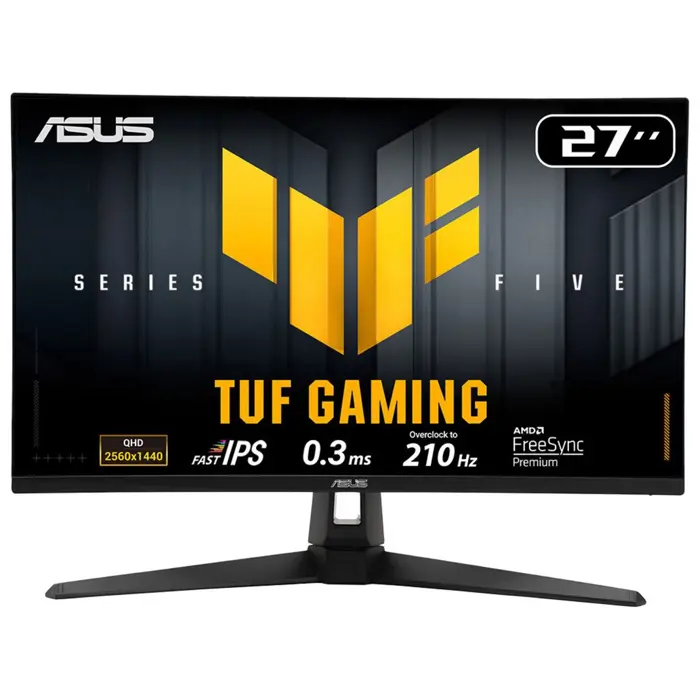 ASUS TUF Gaming VG27AQ5A computer monitor 68.6 cm (27") 2560 x 1440 pixels Quad HD LCD Black