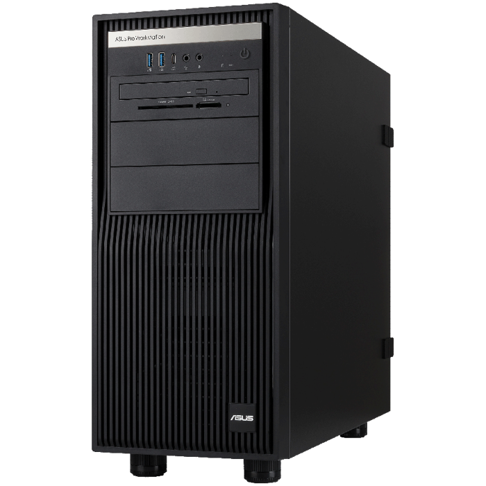 ASUS Workstation barebone ExpertCenter Pro ET500I W8-D Intel Core Ultra Processors (Series 2), Intel W880 chipset, LGA1851, 4x ECC/nonECC UDIMM, 3x M.2, 4x SATA, 2x SlimSAS (NVMe+SATA), (4x storage ba