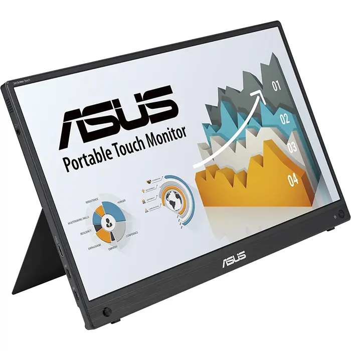 ASUS ZenScreen MB16AHT - 16 - LED - black, FullHD, IPS, multi-touch, USB-C