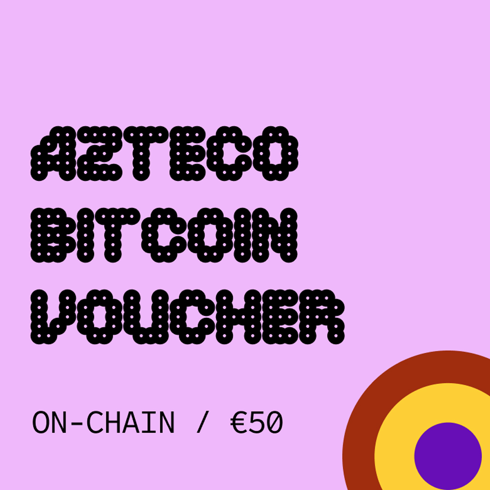 Azteco Bitcoin On-Chain 50 EUR voučer/bon - 789