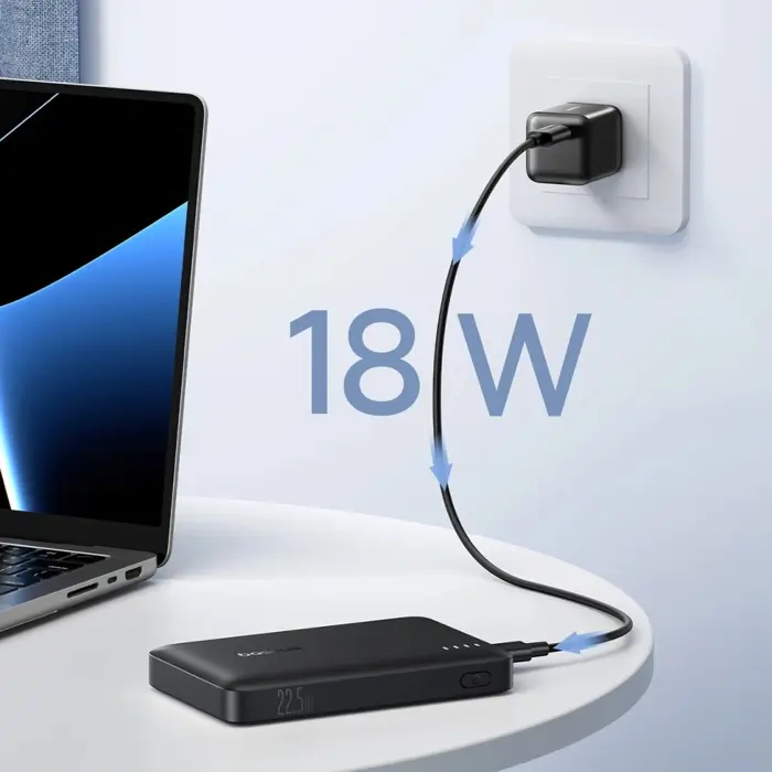 Baseus EnerFill FP21 Powerbank 22.5W USB-A - USB-C 10000mAh Black