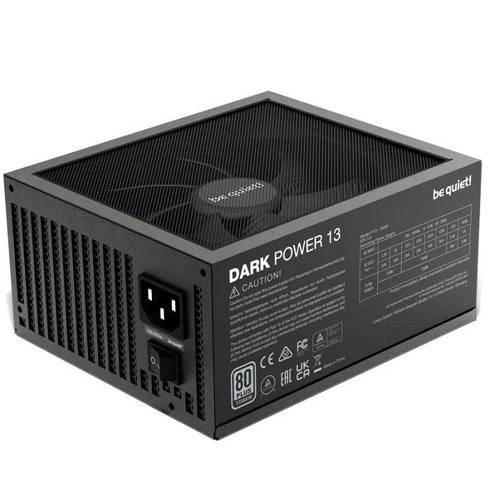 be quiet! Dark Power 13 Napajanje 80 PLUS Titanium, ATX 3.0 - 750 Watt BN333