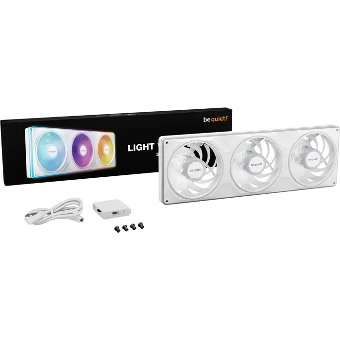 Be quiet Light Wings Pro IO 360mm (white, Single Frame, 360 mm)