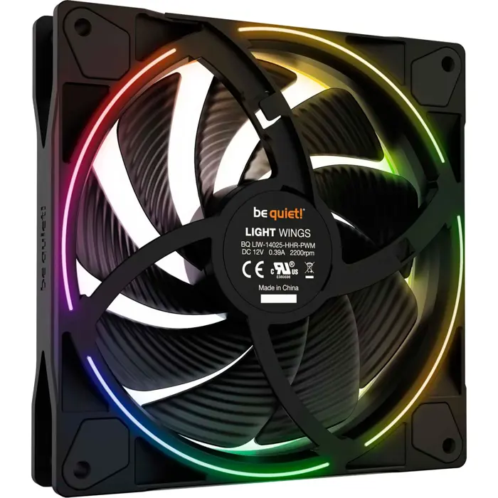 be quiet! Light Wings PWM HS 140x140x25 - BL075
