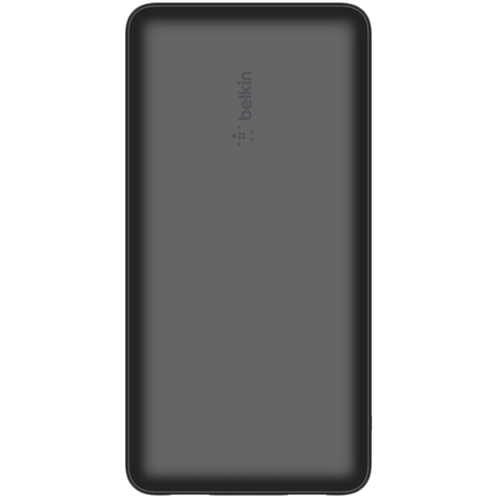 BELKIN 20K POWER BANK, USB-A & C 15W, BLACK