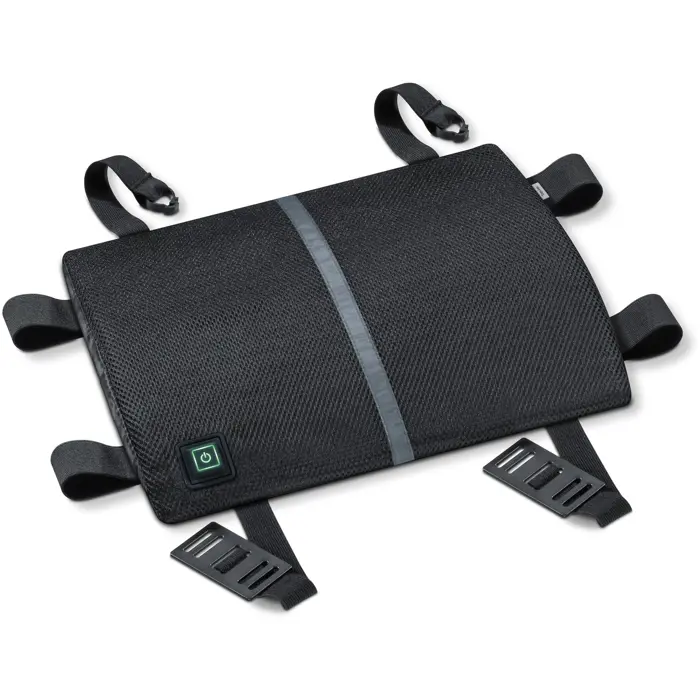 Beurer back support with heat HK 70, heating pads (gray, 36 x 29 cm)