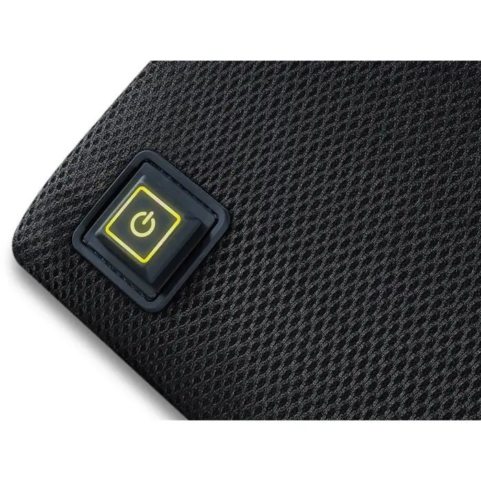 Beurer back support with heat HK 70, heating pads (gray, 36 x 29 cm)