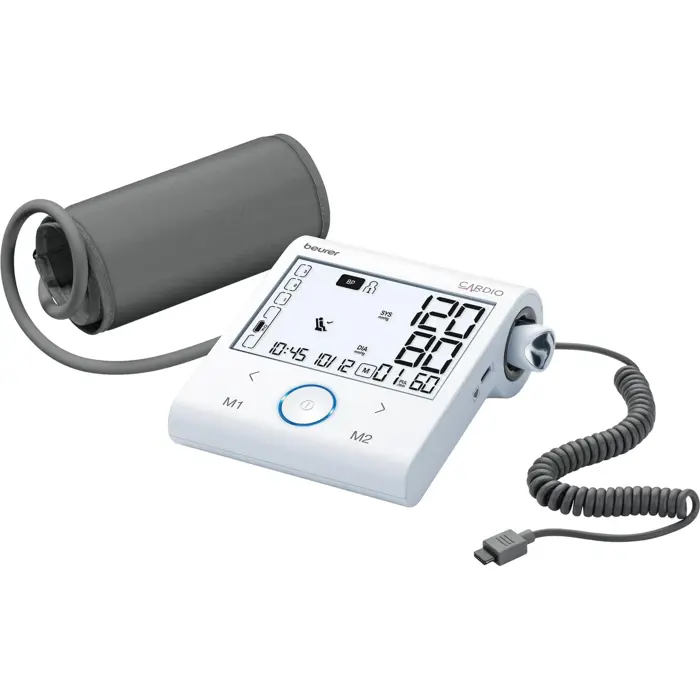 Beurer BM 96 Cardio with ECG function, blood pressure monitor (white/grey)
