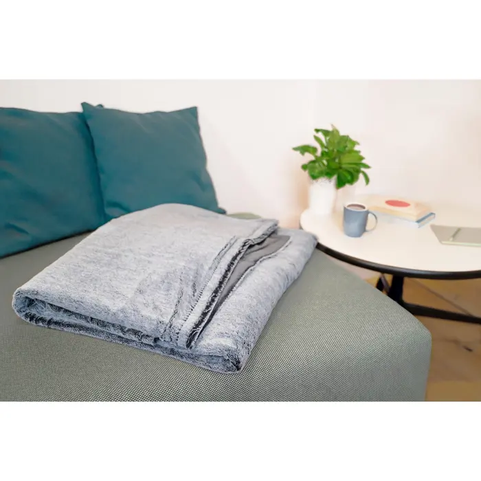 Beurer HD 75 Nordic Gray Green Planet Heated Blanket (Grey, 180 x 130 cm)