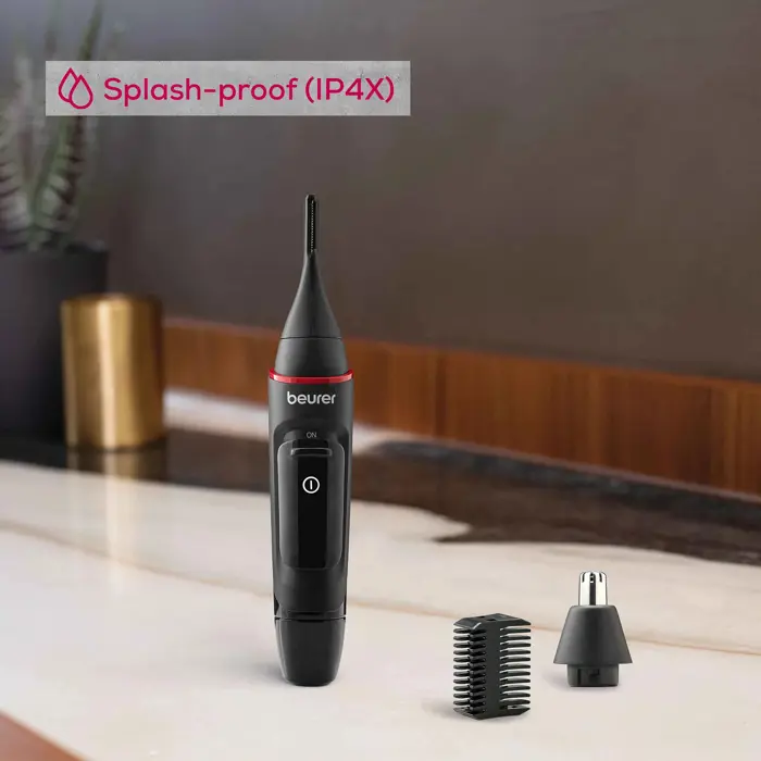 Beurer MN3X precision trimmer, nose/ear hair trimmer (black)