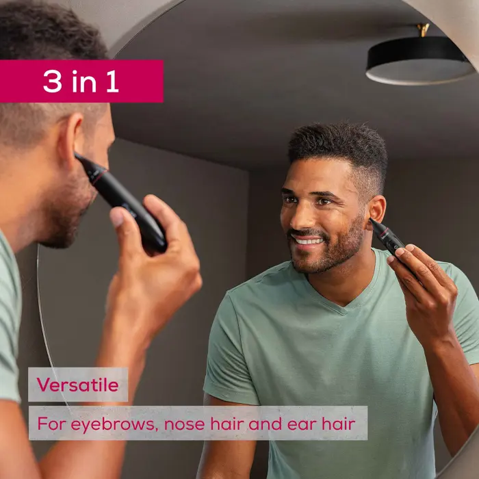 Beurer MN3X precision trimmer, nose/ear hair trimmer (black)