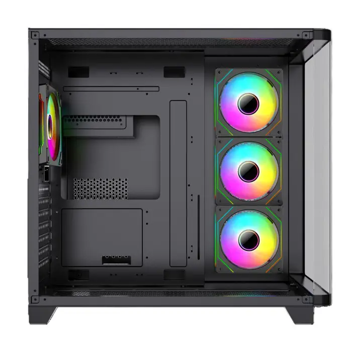 BIT FORCE Mid Tower ARGB Gaming PC kućište CUBE ARGB-TGC-PWM4