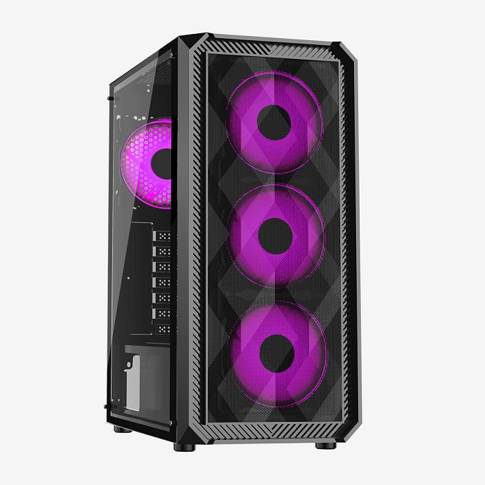 BIT FORCE Mid Tower ARGB Gaming PC kućište PALADIN ARGB-4