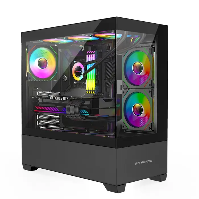 BIT FORCE računalo GAMER PC R79060, Ryzen 7 7800X3D, 32GB DDR5, 1TB SSD, RX 9060 XT 16GB, WiFi, W11P