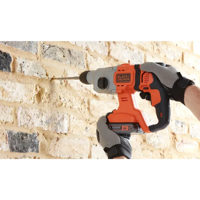 BLACK + DECKER cordless combination hammer BCD900B, 18Volt, rotary hammer