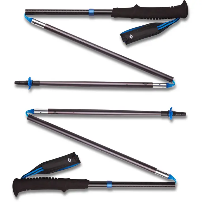 Black Diamond Distance Z trekking poles, fitness equipment, grey