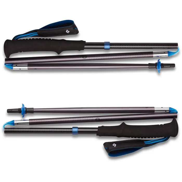 Black Diamond Distance Z trekking poles, fitness equipment, grey