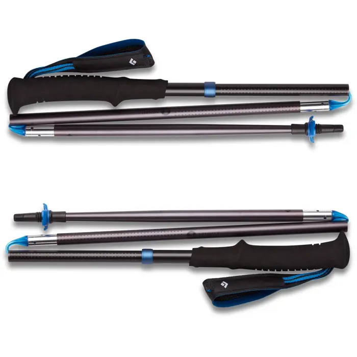 Black Diamond Distance Z Trekking poles, fitness equipment (grey, 1 pair, 120 cm)