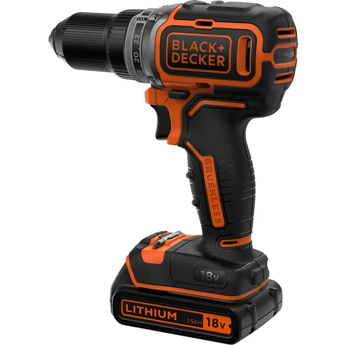 Black&Decker BL186K cordless screw driller + case + rechargeable battery 1.5Ah