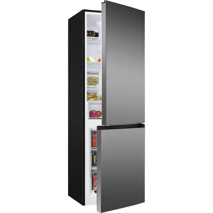 Bomann KG 7357, fridge/freezer combination (stainless steel)