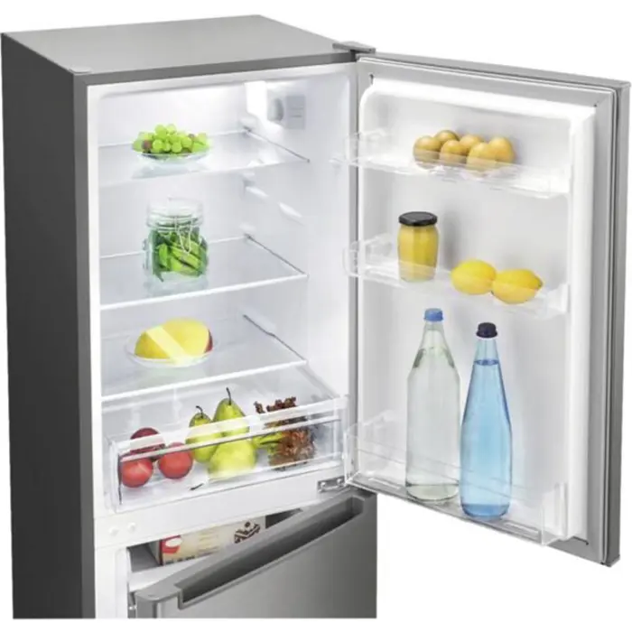 Bomann KG 7359, fridge/freezer combination (stainless steel)