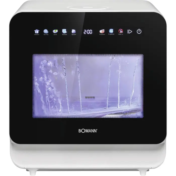 Bomann table dishwasher TSG 5702 (white/black, with 5 liter water tank)