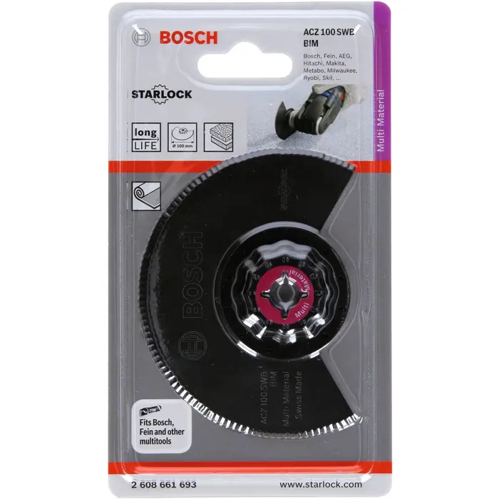 Bosch BIM segment serrated knife ACZ 100 SWB, saw blade