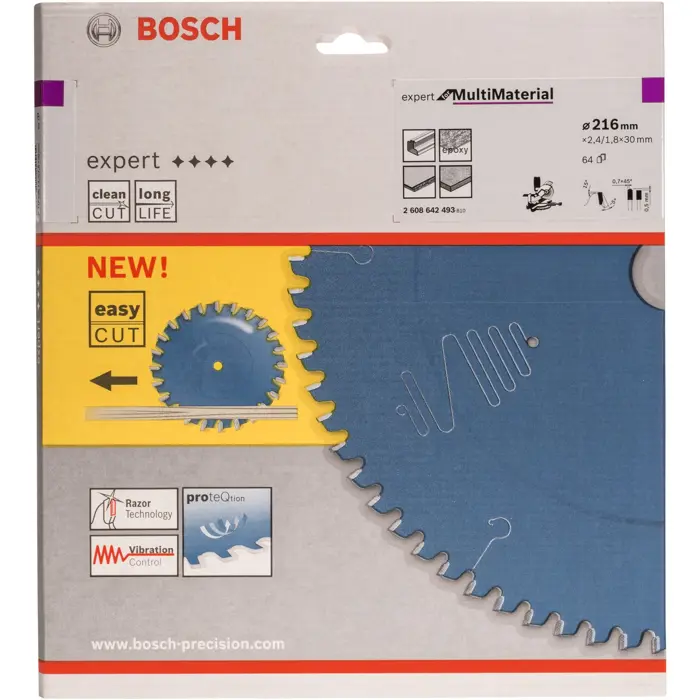Bosch circular saw blades - various types