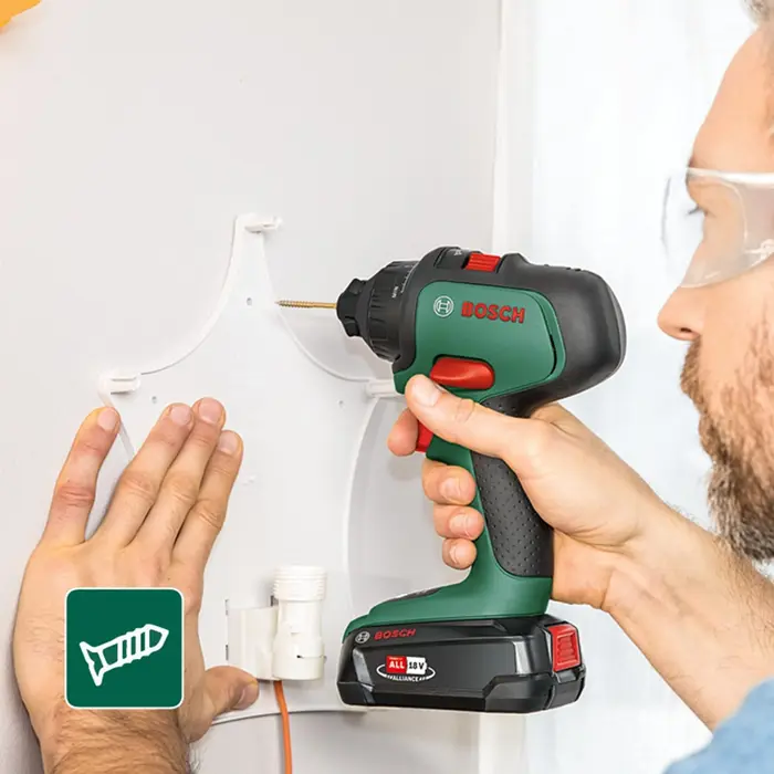 Bosch Cordless Drill AdvancedDrill 18 (green/black, 2x Li-Ion battery 2.5Ah, case)
