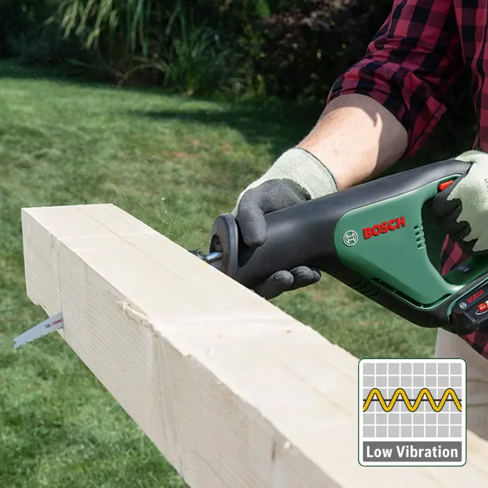Bosch Cordless saber saw AdvancedRecip 18 (green/black, Li-ion battery 2.5Ah)