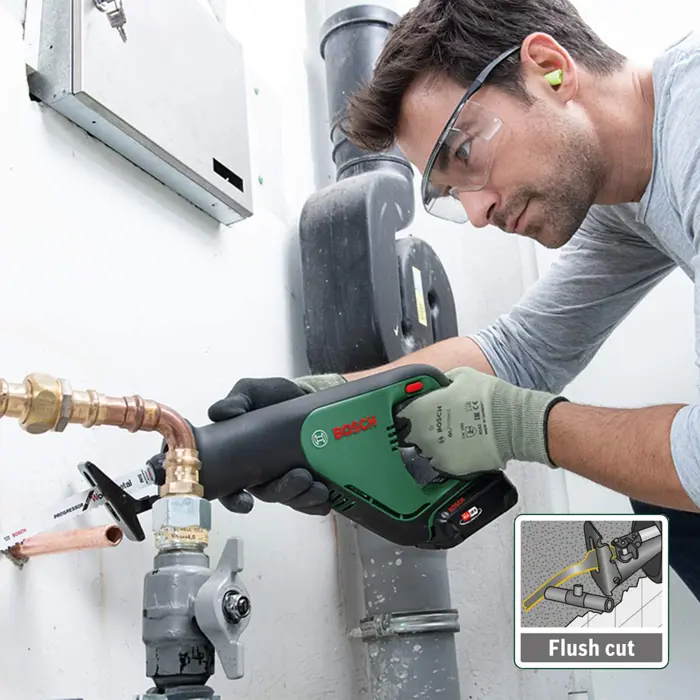 Bosch Cordless saber saw AdvancedRecip 18 (green/black, Li-ion battery 2.5Ah)