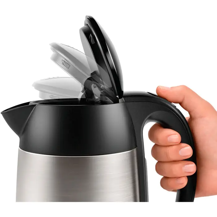 Bosch Design Line TWK3P420, kettle (stainless steel / black, 1.7 liters)