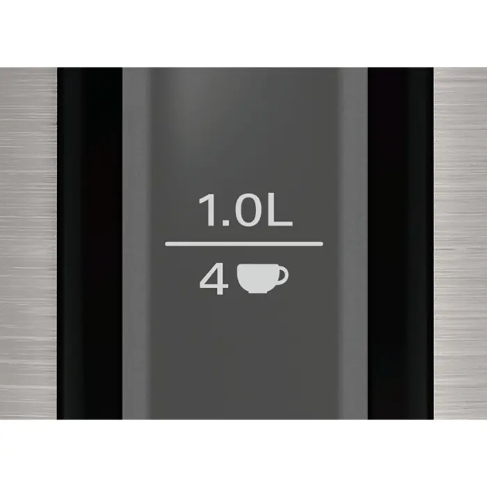 Bosch Design Line TWK3P420, kettle (stainless steel / black, 1.7 liters)