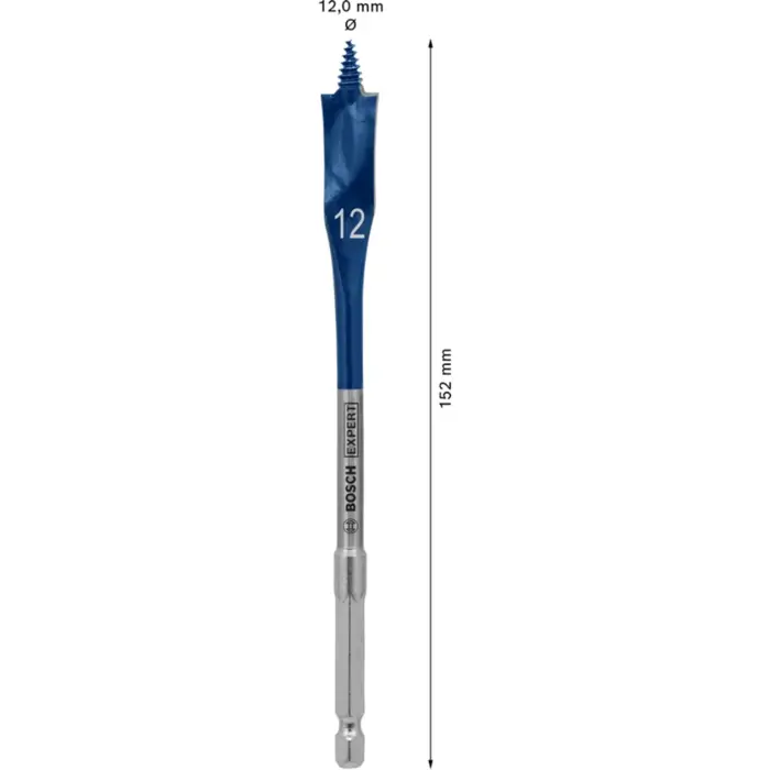 Bosch Expert flat milling drill SelfCut Speed, O 12mm (length 152mm)