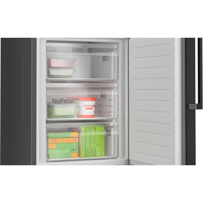 Bosch KGN39VXAU Series 4, fridge/freezer combination (stainless steel (dark))