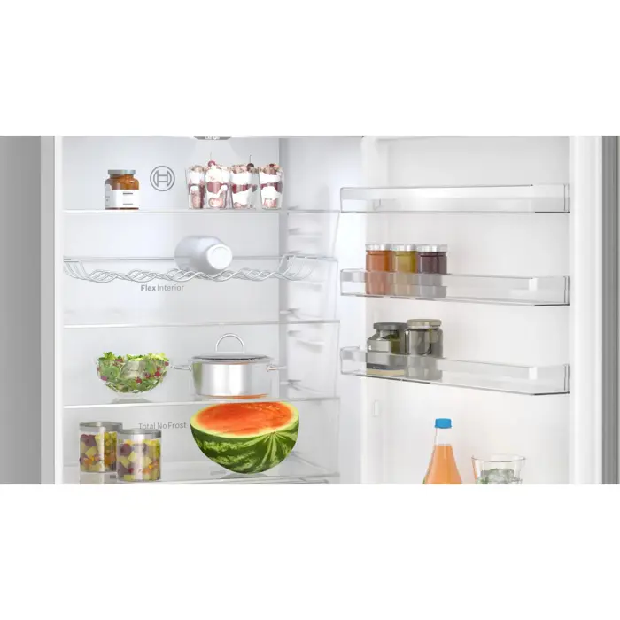Bosch KGN492IAF Series 4, fridge/freezer combination (stainless steel)