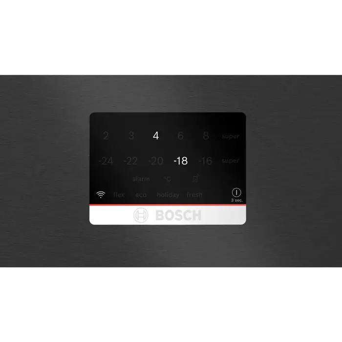 Bosch KGP86AXB0N Series 8, fridge/freezer combination (stainless steel (dark))