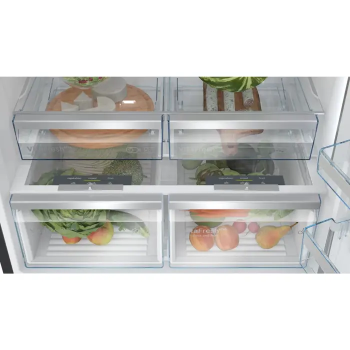 Bosch KGP86AXB0N Series 8, fridge/freezer combination (stainless steel (dark))