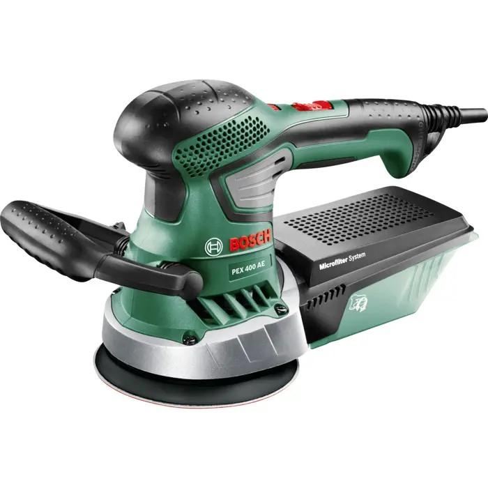 Bosch PEX 400 AE Expert - green / black, plastic case, 350 Watt