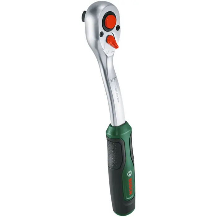 Bosch Powertools 1/2" ratchet set with socket wrenches, 25 pieces (green, torque up to 768 Nm, in case)