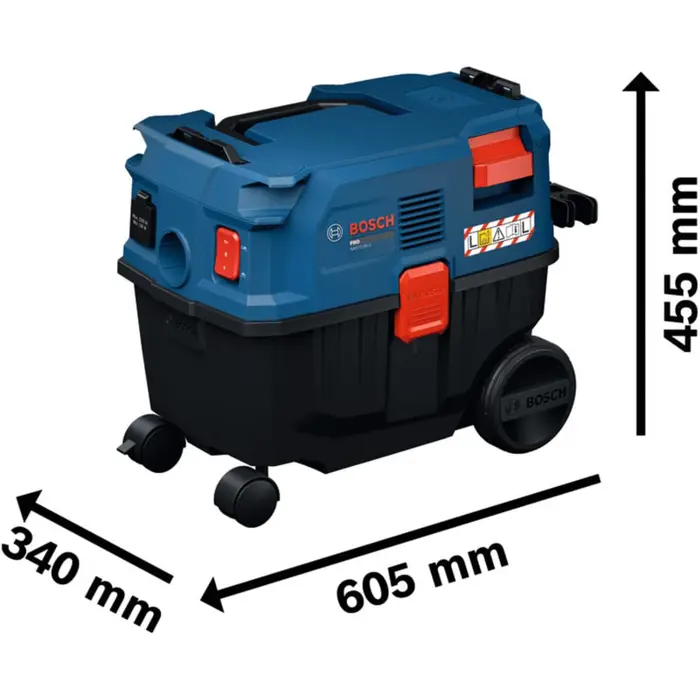 Bosch Powertools all-purpose vacuum cleaner GAS12-25LS, wet/dry vacuum cleaner (retail)