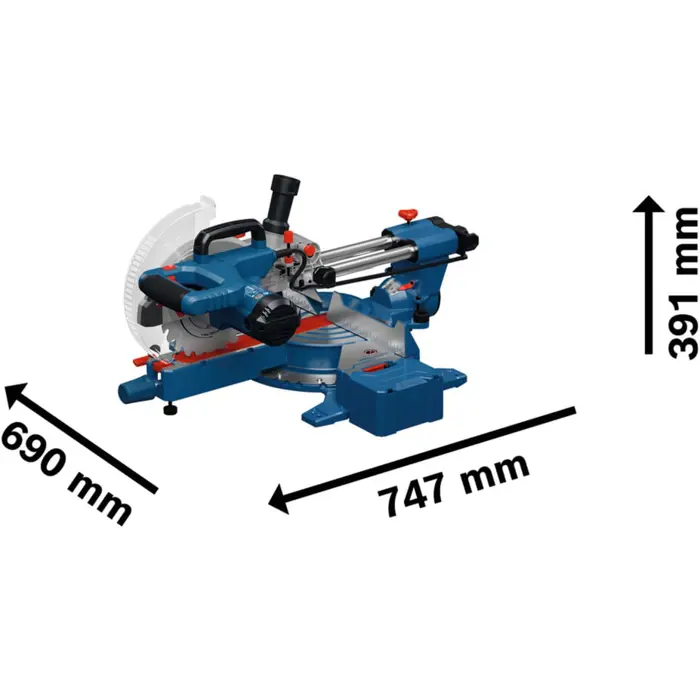 Bosch Powertools chop and miter saw GCM305-216S (Retail)