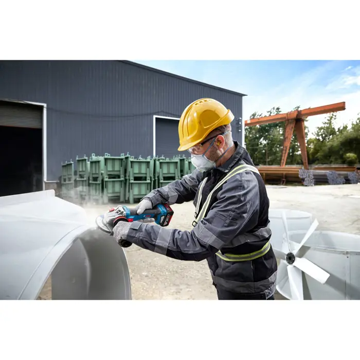 Bosch Powertools cordless angle grinder GWS 18V-11 Professional solo, 18Volt (blue, without battery and charger)