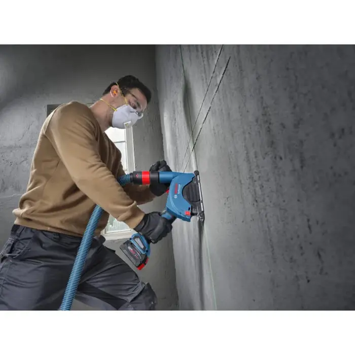 Bosch Powertools cordless angle grinder GWS 18V-11PS Professional solo, 18Volt (blue/black, without battery and charger, with Vibration Control additional handle)