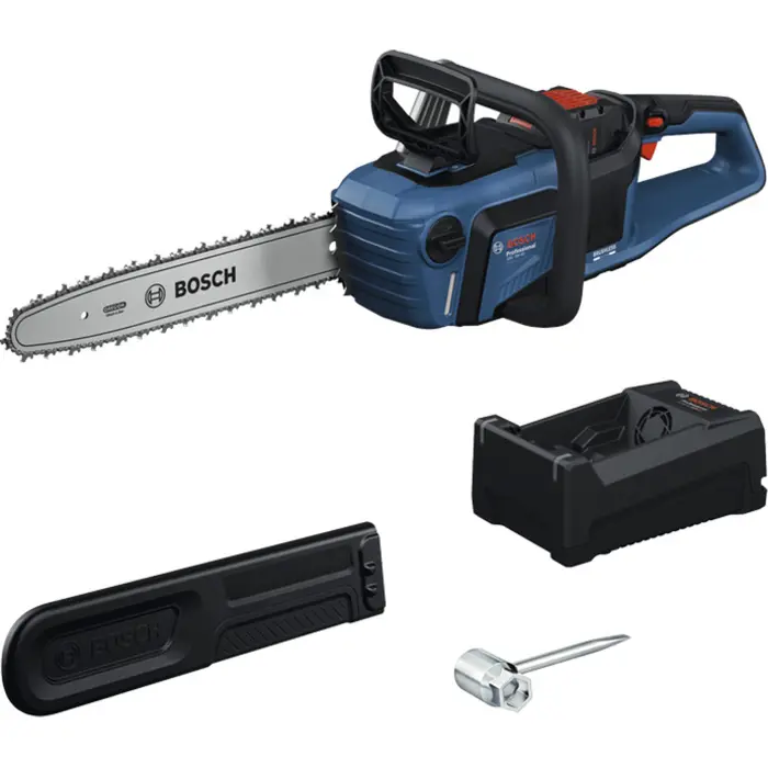 Bosch Powertools cordless chainsaw GKE 18V-40 Professional, 18Volt (blue, Li-Ion battery 5.5Ah)