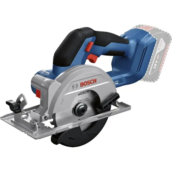 Bosch Powertools cordless circular saw GKS 18V-51 Professional solo, 18Volt (blue/black, without battery and charger, Ø 140mm, in L-BOXX)